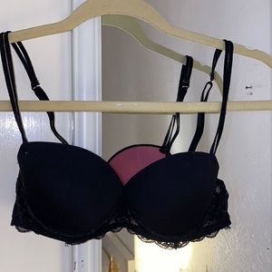 PINK balconette bra